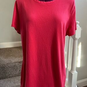 Faded Glory Women's Bright Pink Short Sleeve Tee